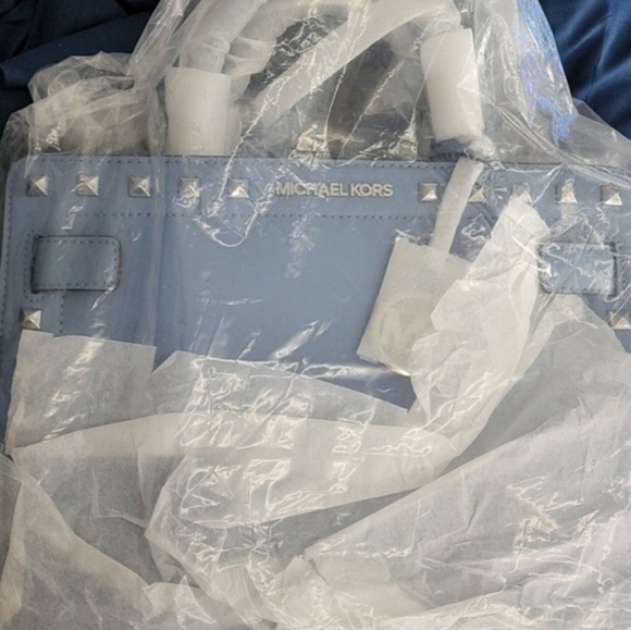 Michael Kors Rayne Studded Satchel - Picture 3 of 4